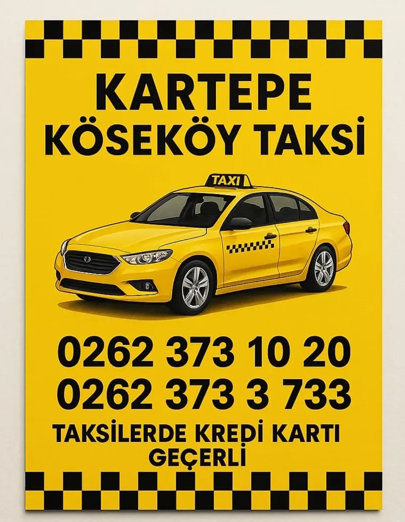 6 Kişilik Geniş Araç Taksi Hizmeti